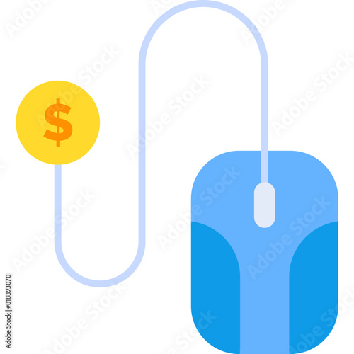 per Click, pay, per, purchase Icon