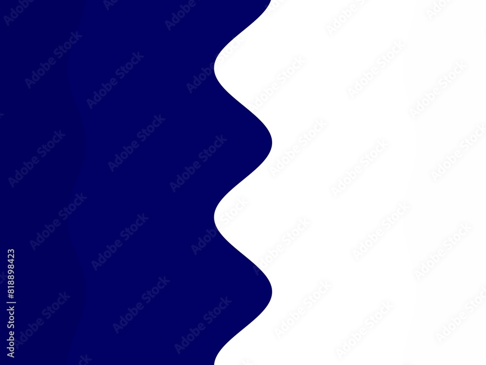 A blue and white flag with a wave pattern. The blue and white colors are contrasting and the wave pattern adds a sense of movement and energy to the flag A blue and white flag with a wave pattern. The blue and white colors are contrasting and the wave pattern adds a sense of movement and energy to the flag