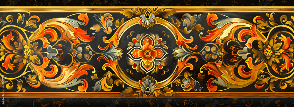 Ornate Borders with Decorative Initials, Inspired Illuminated Manuscript Design Ornate Borders with Decorative Initials, Inspired Illuminated Manuscript Design