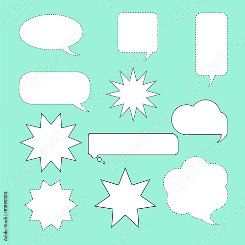 speech bubble vector