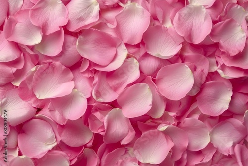 Close-up of delicate pink rose petals with soft lighting - romance  beauty  floral design