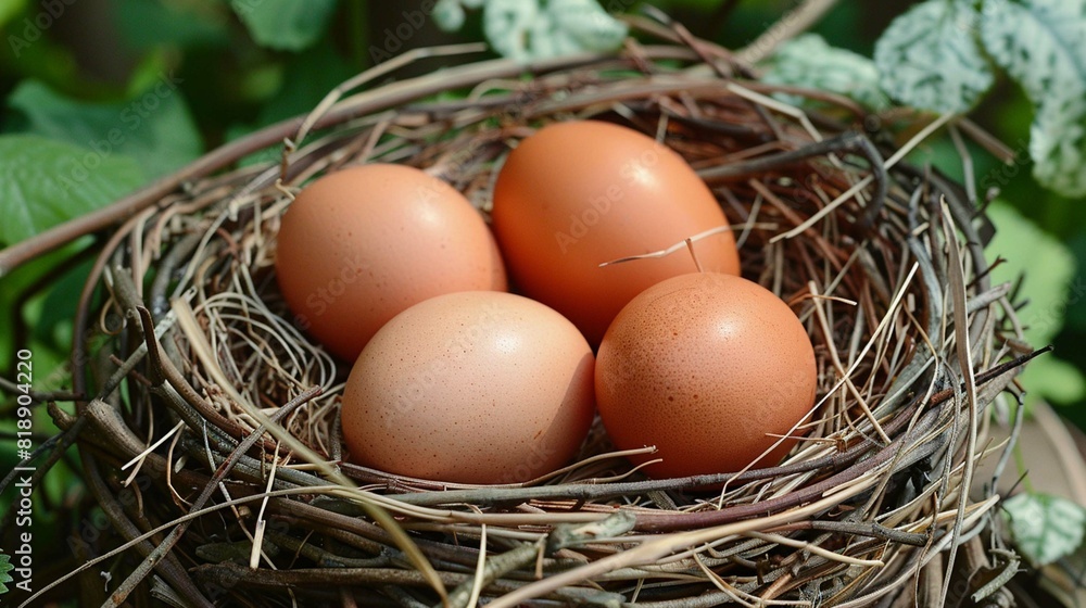 eggs in the nest eggs in the nest