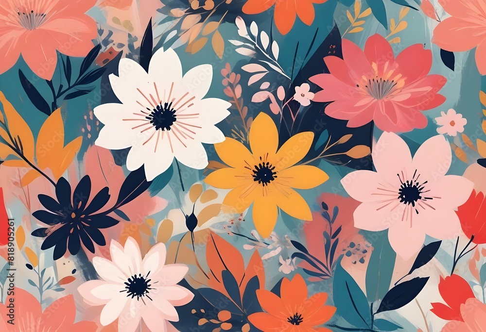 seamless floral pattern seamless floral pattern