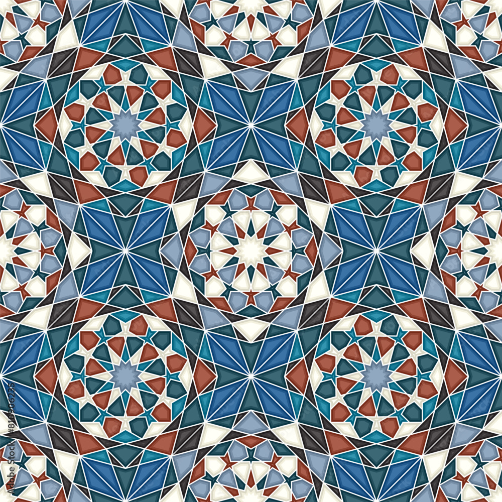 Islamic geometric seamless vector pattern Islamic geometric seamless vector pattern