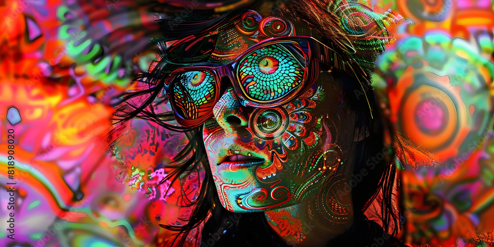 Out-of-body experience man.AI generated. Out-of-body experience man.AI generated.