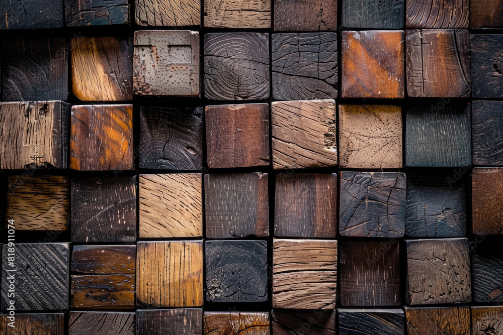 Texture Of Many Arranged Wooden Cubes Of Various Types For Background Created Using Artificial Intelligence Texture Of Many Arranged Wooden Cubes Of Various Types For Background Created Using Artificial Intelligence