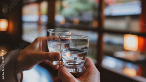 Wallpaper Mural 日本酒　お猪口と徳利 Torontodigital.ca