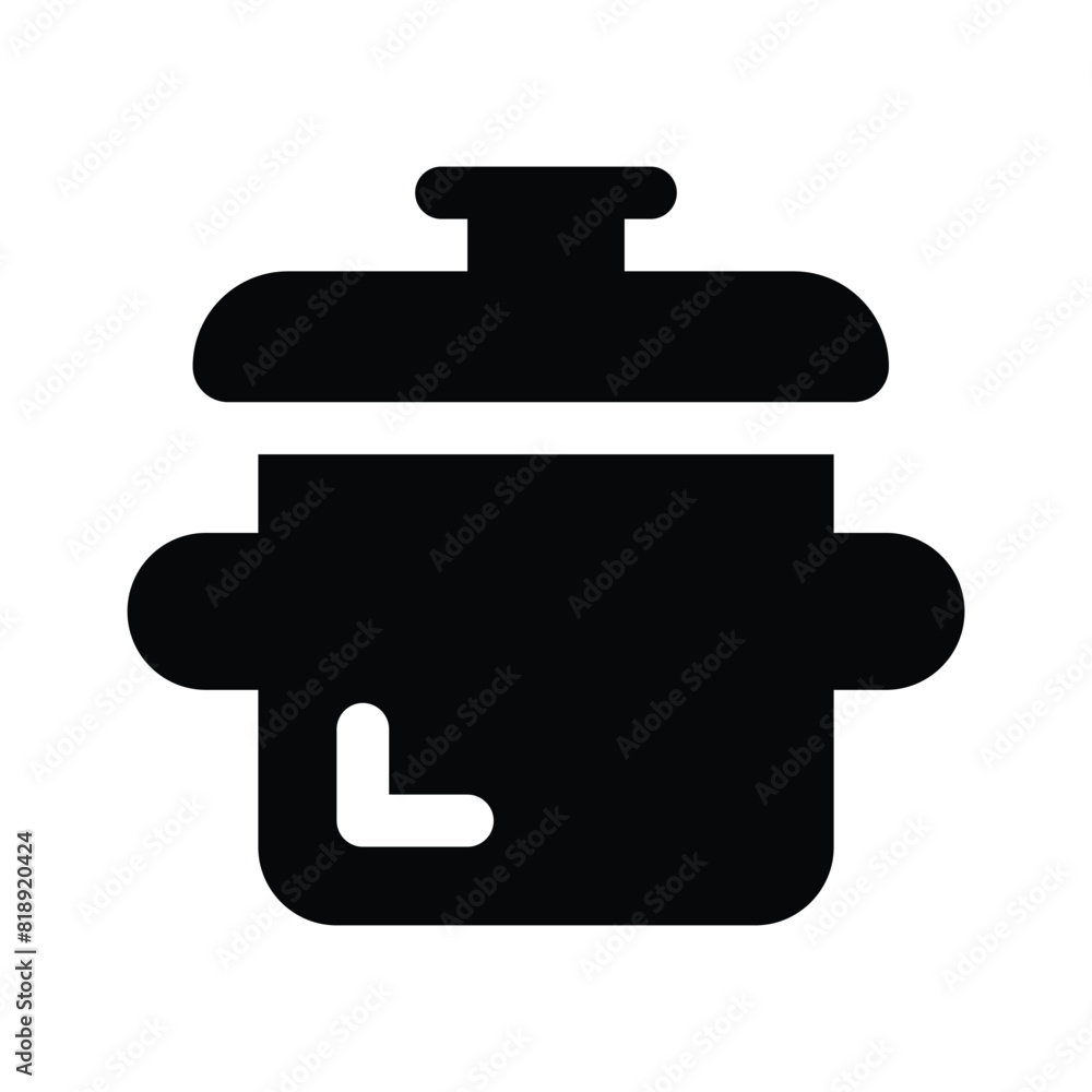Get your hold on this beautiful icon of cooking pot, ready to use vector Get your hold on this beautiful icon of cooking pot, ready to use vector