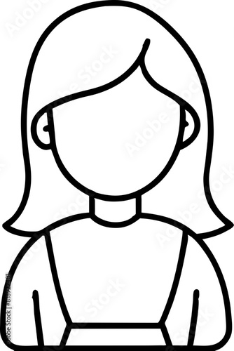 avatar icon outline