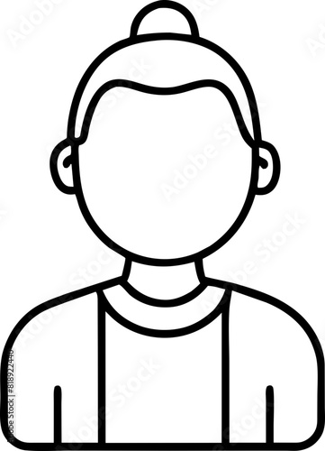 avatar icon outline