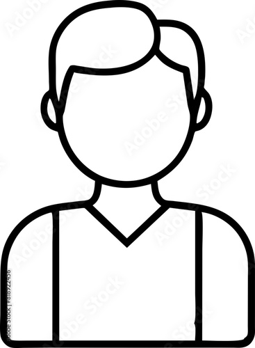 avatar icon outline