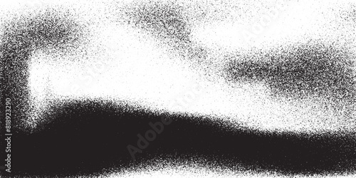Granular noise texture background, grunge gradient, dirty distressed effect vector illustration