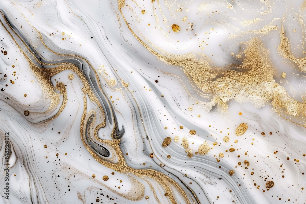 Abstract marble, white, gold and glitter Abstract marble, white, gold and glitter