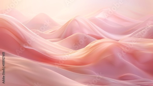 Subtle Gradient of Soft Pink and Peach: Abstract and Relaxing