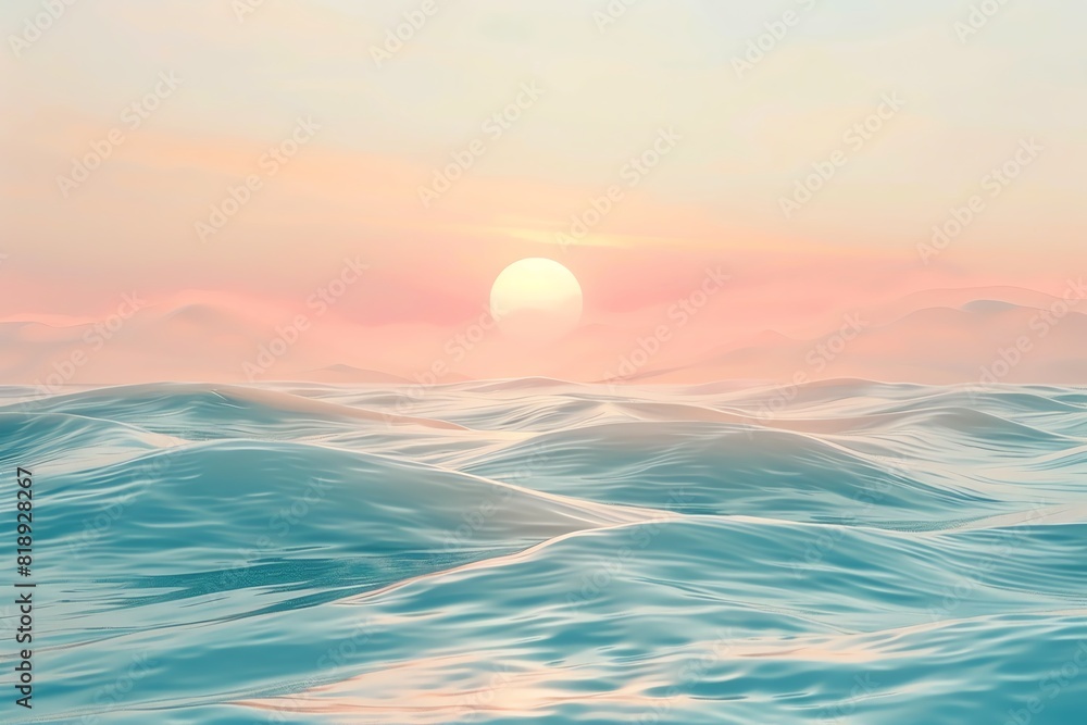 Soft pastel wall with light mint Soft pastel wall with light mint