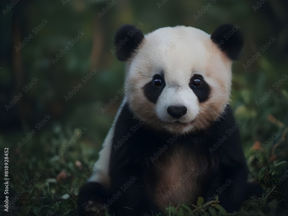 Capturing the beauty of panda macro photography in the morning day Capturing the beauty of panda macro photography in the morning day