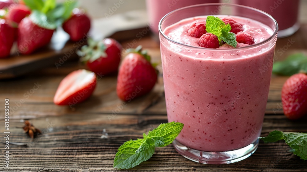 a glass of strawberry milk a glass of strawberry milk