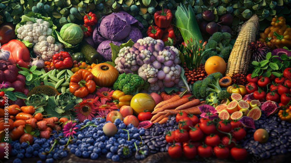 The vegetables for making the salad are spread out on the table, featuring fresh and colorful ingredients like tomatoes, cucumbers, and leafy greens. The vegetables for making the salad are spread out on the table, featuring fresh and colorful ingredients like tomatoes, cucumbers, and leafy greens.
