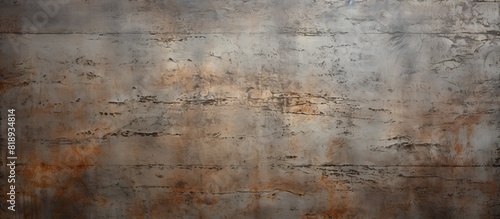 A weathered metallic surface serving as the backdrop for a copy space image