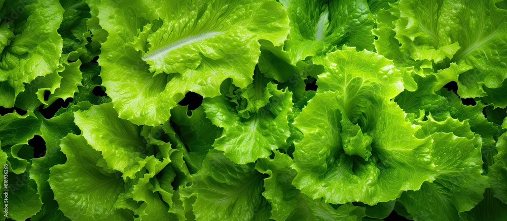 A refreshing keto or paleo diet background with a top view of lettuce leaves and the vibrant green freshness Ideal for menu concepts Ample copy space for text A refreshing keto or paleo diet background with a top view of lettuce leaves and the vibrant green freshness Ideal for menu concepts Ample copy space for text