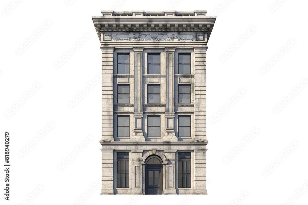 A building isolated on transparent background A building isolated on transparent background