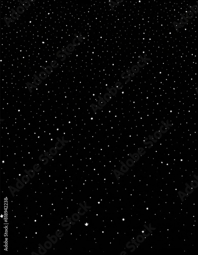 A view from deep space  showing countless distant stars scattered across the darkness