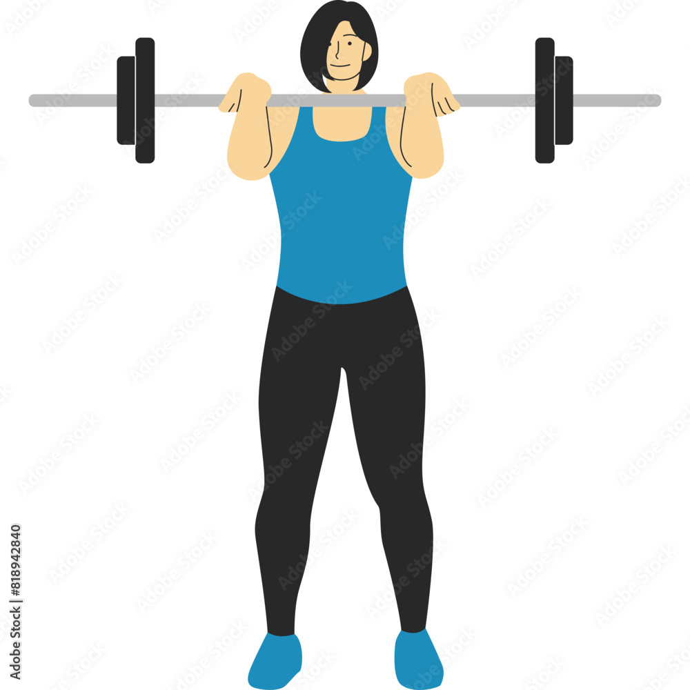 Workout with Barbell Gym Workout with Barbell Gym