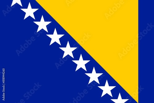 national flag of Bosnia dan Herzegovina design template transparent  Bosnia dan Herzegovina flag brush stroke flag png transparent