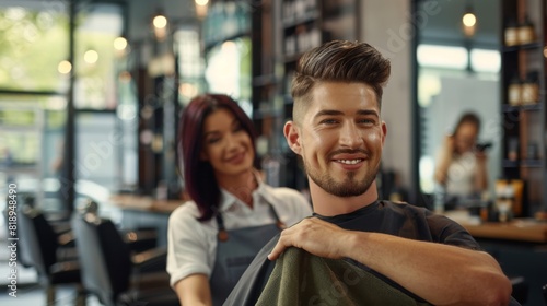 A Satisfied Salon Haircut Experience