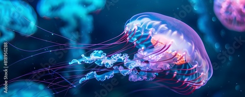 Mesmerizing Neon Jellyfish ...