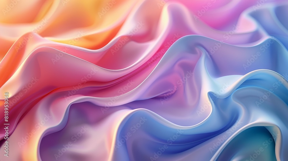 Fototapeta premium Abstract Backgrounds Blend of Colors: 3D copy space background with a blend of abstract colors