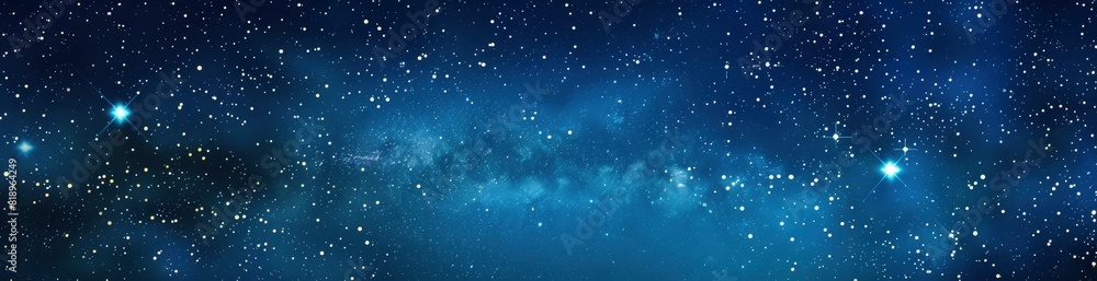 Whimsical Summer Stargazing Pattern Background. With Copy Space, Abstract Background
