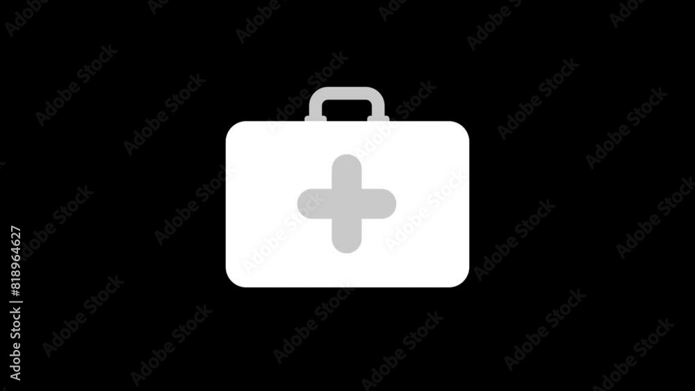 First aid kit icon animation First aid kit icon animation