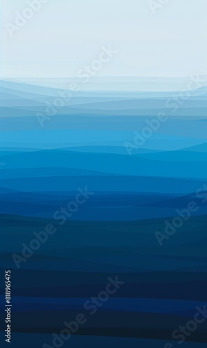 Blue gradient background, horizontal lines