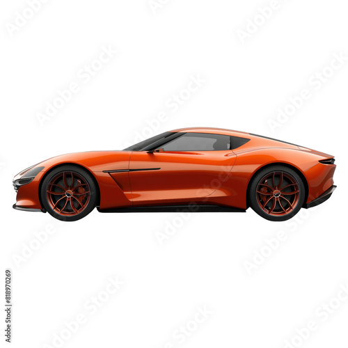 sports car isolated on transparent png