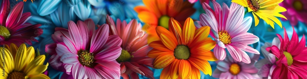 Bold Summer Floral Design Pattern Background. With Copy Space, Abstract Background Bold Summer Floral Design Pattern Background. With Copy Space, Abstract Background