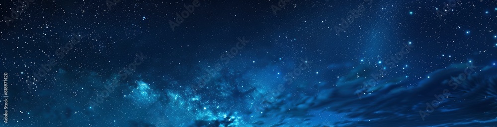 Fototapeta premium Bold Summer Night Sky Patterns. With Copy Space, Abstract Background