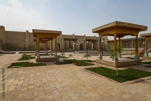 Nurullabai Palace in Khiva, Uzbekistan photo