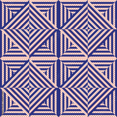 Abstract geometric seamless pattern. Vector illustration design. Eps10. 