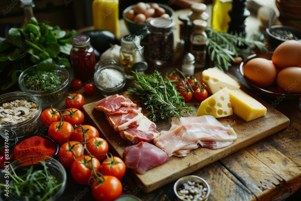 Fresh organic ingredients for healthy cooking. Fresh organic ingredients for healthy cooking.