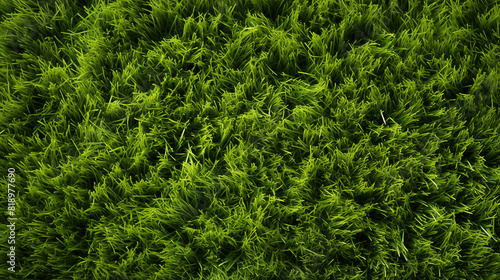 Close-up of Green Grass Texture