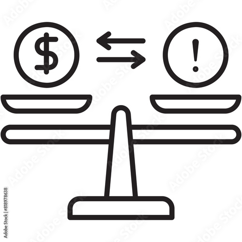 Financial Risk Icon