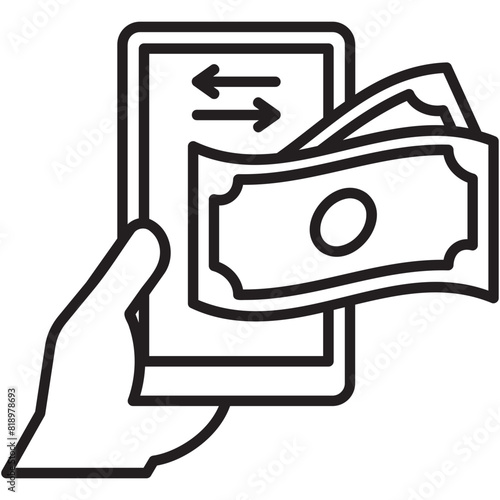 Money Transfer Icon photo