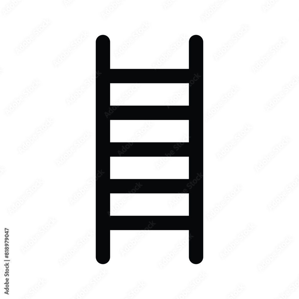 Beautifully designed trendy icon of ladder, construction ladder vector Beautifully designed trendy icon of ladder, construction ladder vector