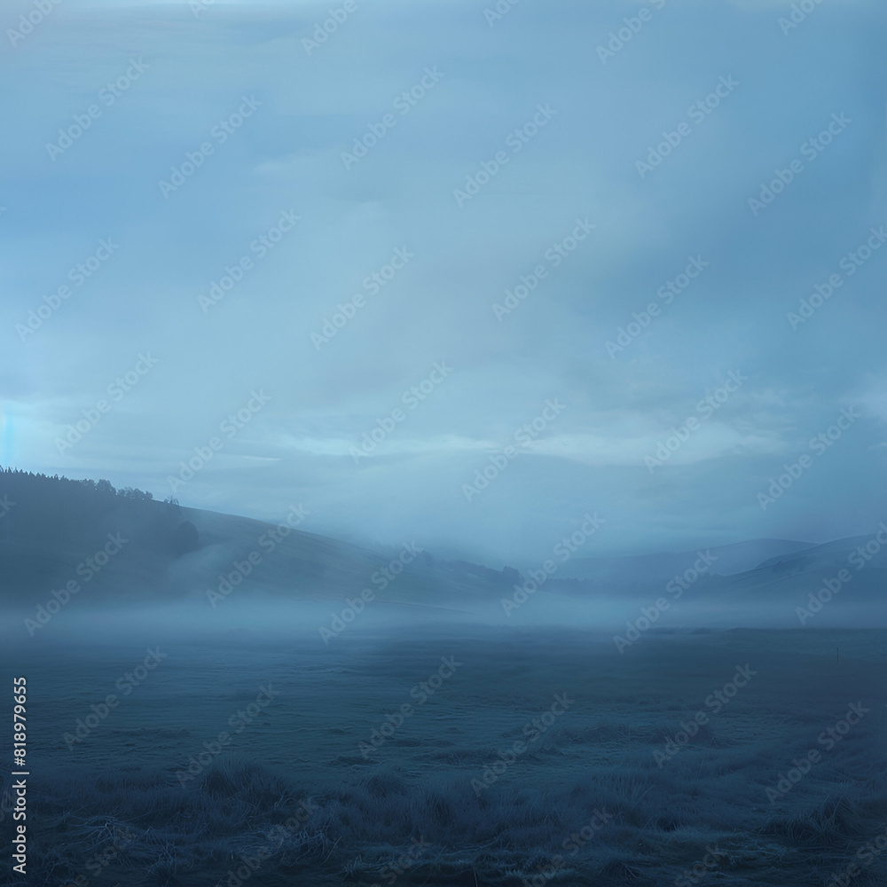 Obraz premium fog over the sea