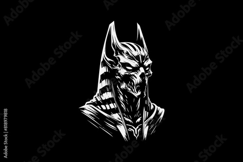 Anubis mythical creature vector design