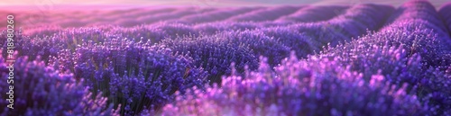 Abstract Summer Lavender Field Patterns. With Copy Space  Abstract Background