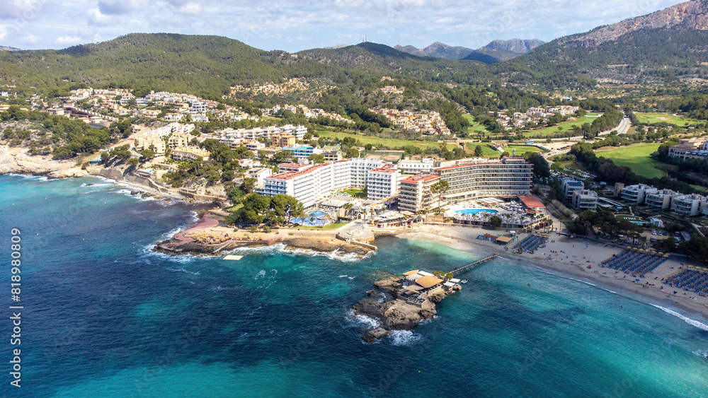 Camp de Mar Beach, Majorca, Balearic Islands, Spain Camp de Mar Beach, Majorca, Balearic Islands, Spain