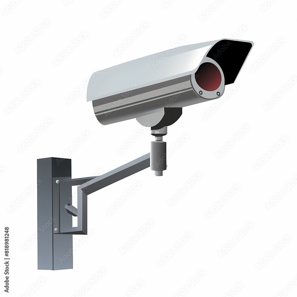 Cctv camera icons vector image Cctv camera icons vector image