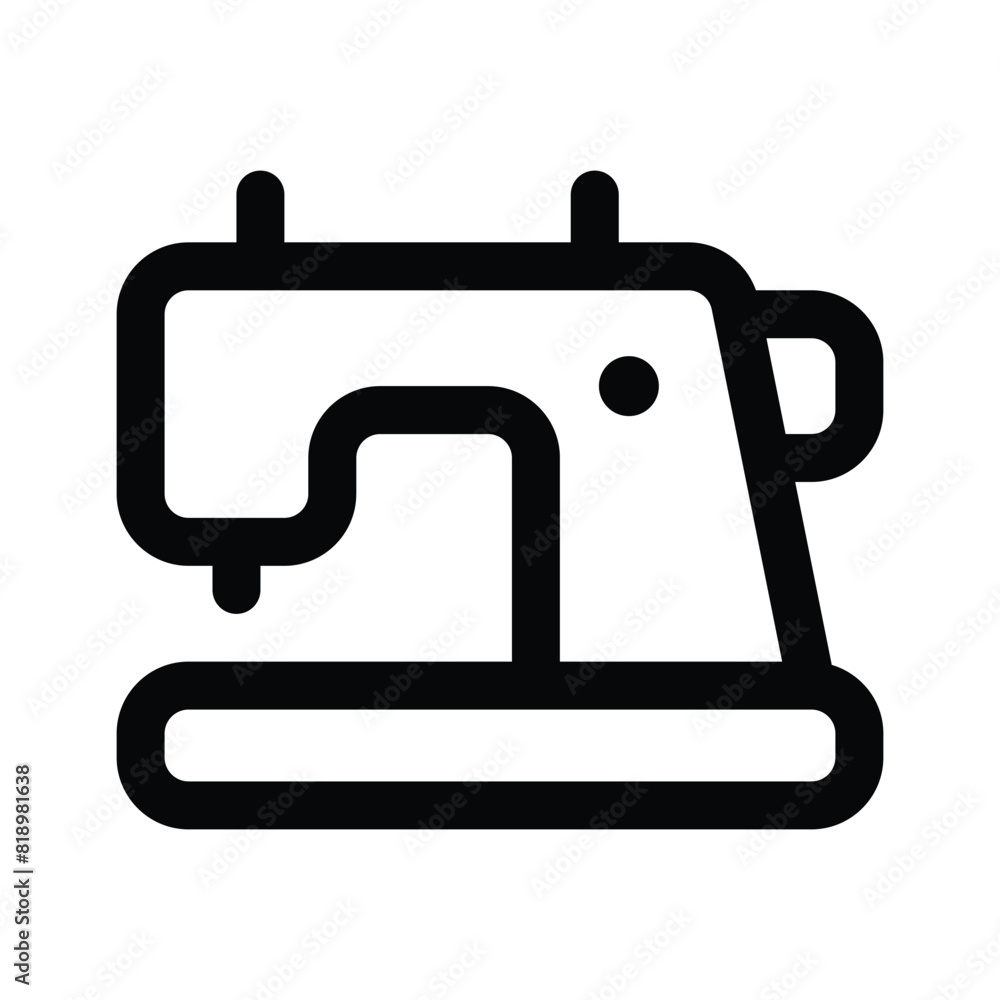 Sewing machine vector design in modern style, premium icon Sewing machine vector design in modern style, premium icon